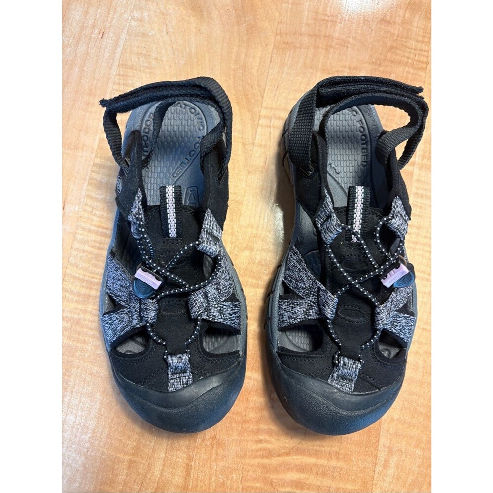 Keen Black and Gray Women's Closed-Toe Sport Sandals